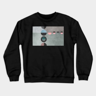 Abstract circles shapes illustration Crewneck Sweatshirt